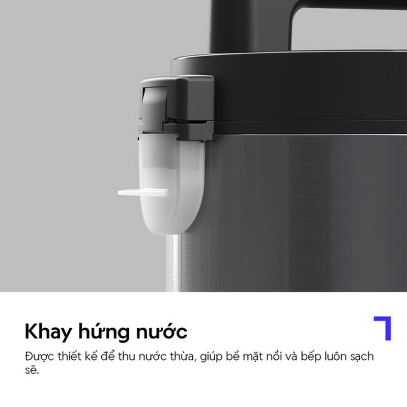 Nồi cơm điện LocknLock Essential Rice Cooker dung t&iacute;ch 1.8L - M&agrave;u Đen - EJR452BLK, , large image number null